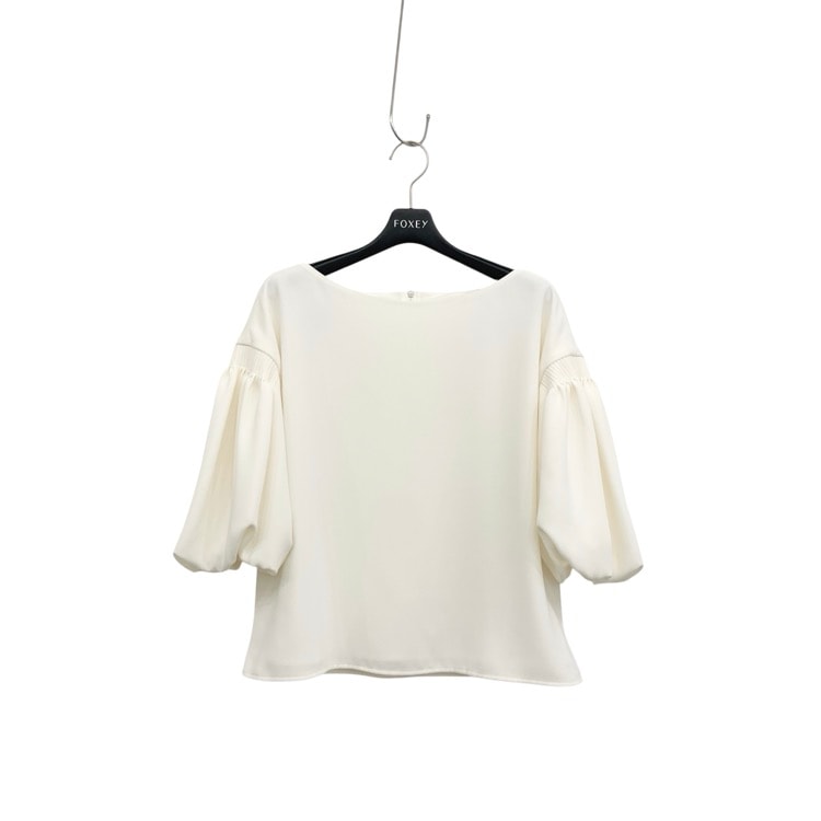 FOXEY NEWYORK フォクシー ブラウス トゥインクル ホワイト 40 43005-NSTOO