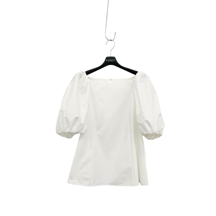 FOXEY NEWYORK フォクシー ブラウス エチュード ホワイト 40 43730-NATOX