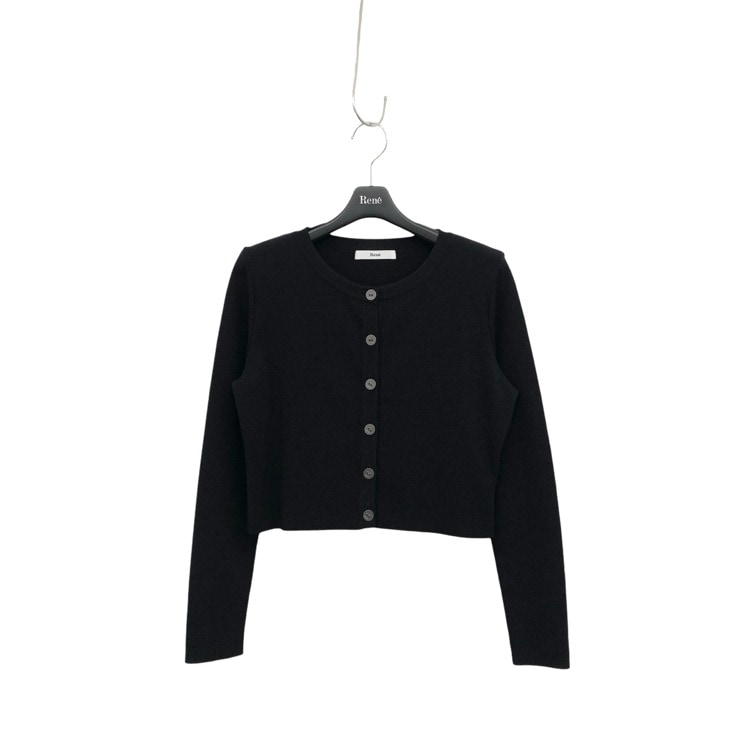 Rene ルネ カーディガン ブラック 36 6822190