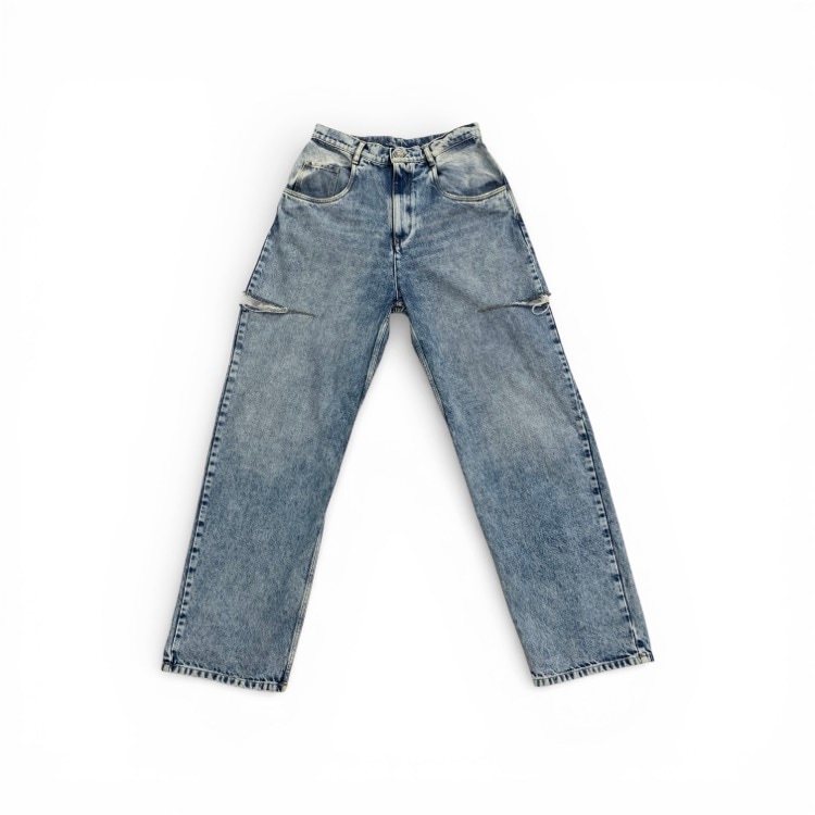Maison Margiela メゾンマルジェラ スラッシュディテールデニムジーンズ パンツ メンズ ブルー 48 S51LA0051