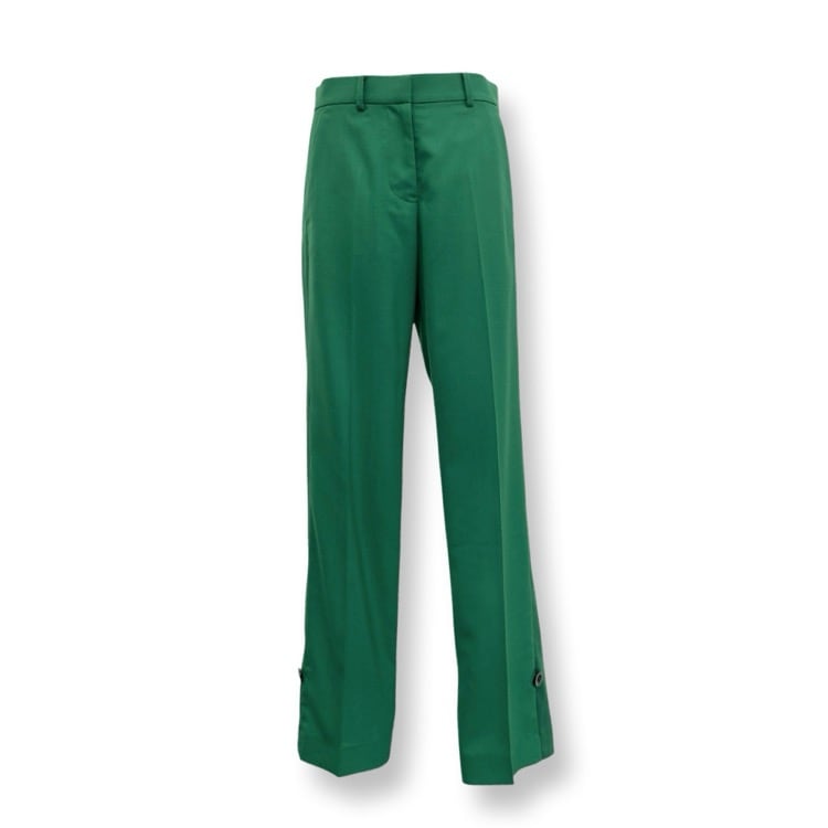 sacai サカイ Suiting Pants サイドラインスーチングパンツ グリーン 1 22-06048