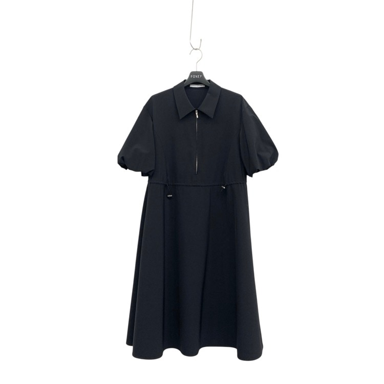 FOXEY NEWYORK フォクシー ソーホー ドレス ウォータープルーフストレッチ ブラック 38 44439-NSOOE