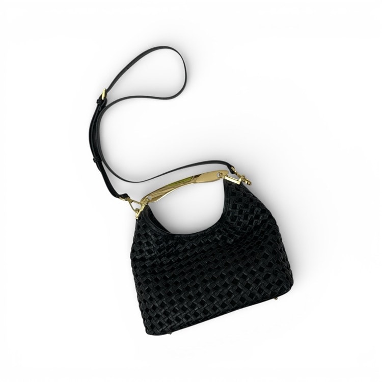 Elleme エレメ Boomerang Small Woven 2WAYショルダーバッグ ブラック
