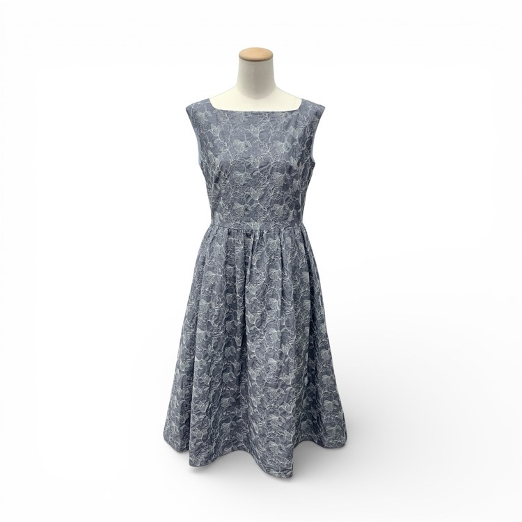 TOCCA トッカ CHAMBRAY GARDEN ドレス ワンピース ブルー 0 OPTOGA0110