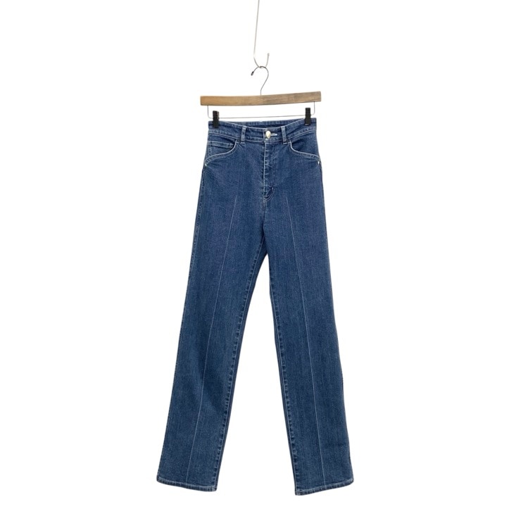 未使用品 2025AW Mame Kurogouchi マメクロゴウチ Stretch Straight Cut Jeans ストレッチストレートカットジーンズ デニム 1 MM25FW-PT060