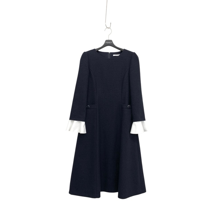 FOXEY NEWYORK フォクシー ドレス モダンツイード ワンピース ミッドナイトブルー 40 45467-NAOOY