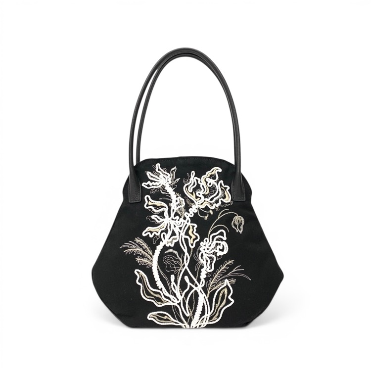 2025AW MURRAL ミューラル Bouquet bag コード刺繍ブーケバッグ ブラック F 252-1801