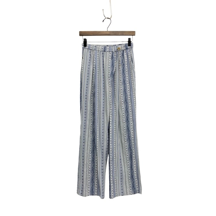 2025SS Mame Kurogouchi マメクロゴウチ Stripe Jacquard Relaxed Trousers ストライプジャガードリラックストラウザーパンツ MM25SS-PT081