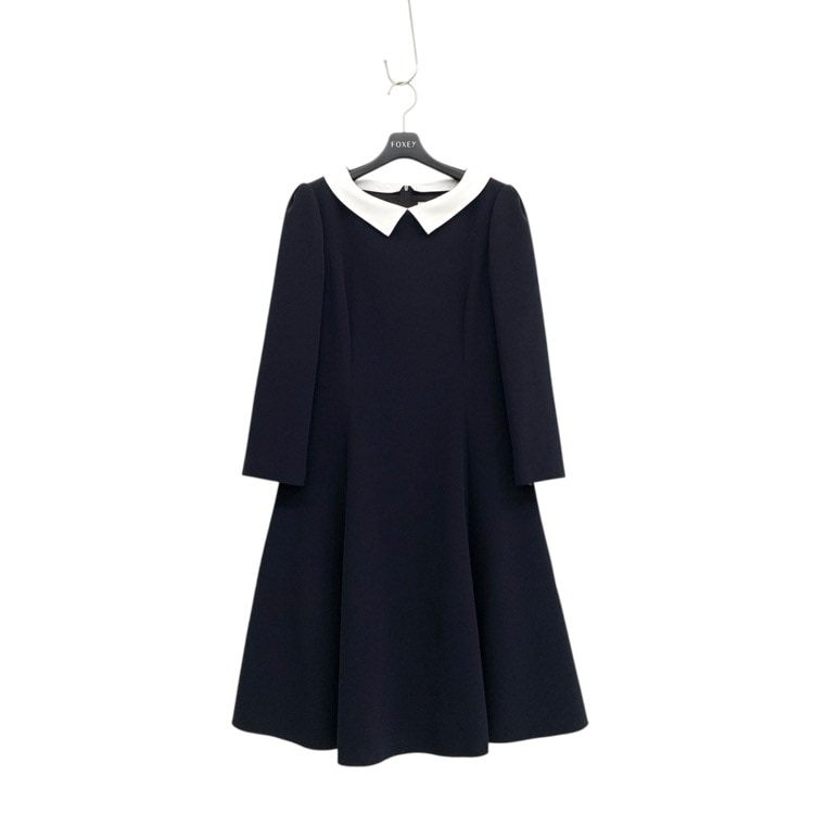 FOXEY NEWYORK フォクシー ニュースタンダードドレス ワンピース ミッドナイトブルー 40 44415-NSOOE