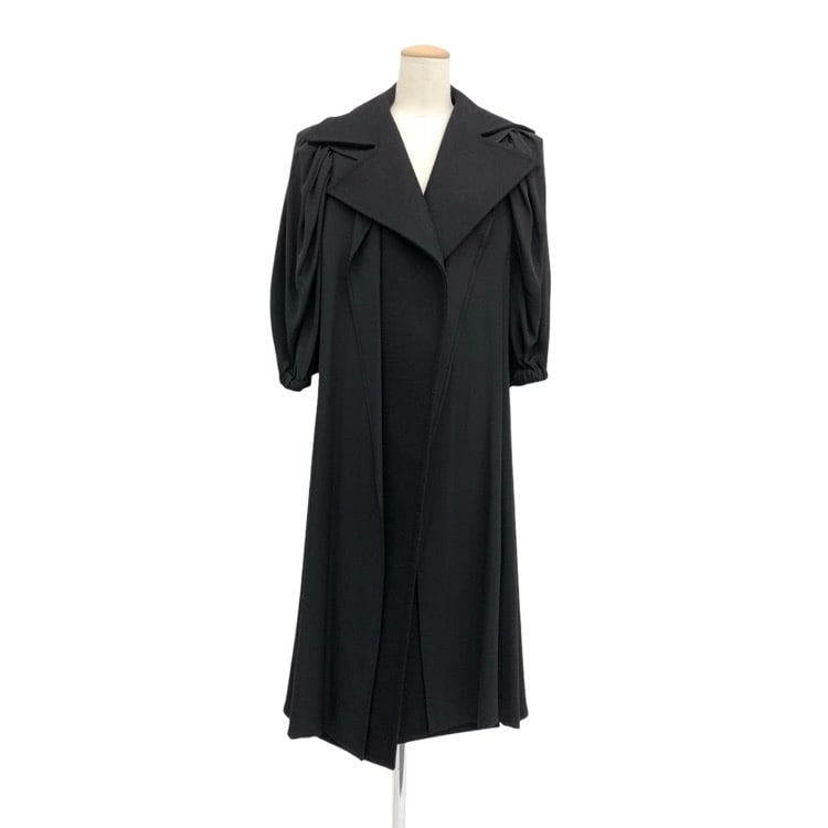 Yohji Yamamoto ヨウジヤマモト 袖ボリュームテーラードコート ブラック 1 FP-C20-805