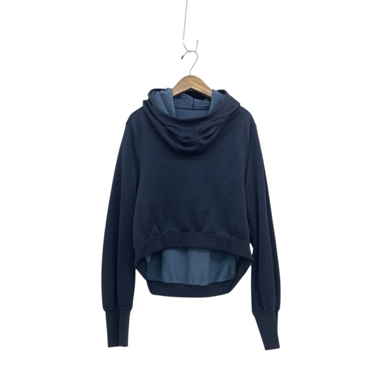 未使用品 2025SS Mame Kurogouchi マメクロゴウチ Cropped Relaxed Sweat Hoodie クロップドリラックススウェットフーディートップス MM25SS-JS033