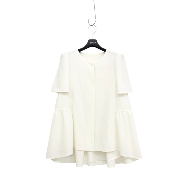 FOXEY NEWYORK フォクシー モンペリエ ブラウス アイボリー 38 45318-NATOY