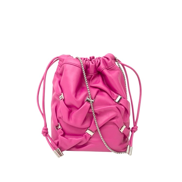 FERRAGAMO フェラガモ ヴァラ ミニバッグ チェーンショルダー フーシャ 220838 780181