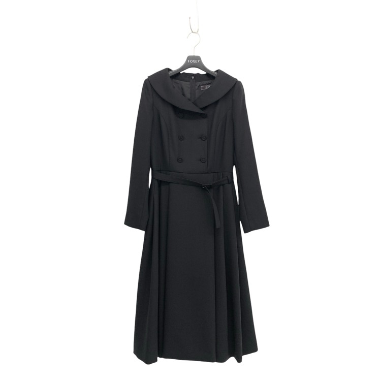 FOXEY フォクシー ロワイヤル ドレス ワンピース ブラック 38 44157-SOOE