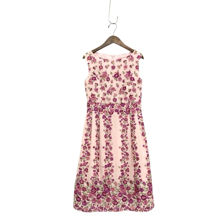 TOCCA トッカ BEAUTIFUL DREAM ドレス 復刻 フラワー刺繍ワンピース ピンク 0 OPTONX0513