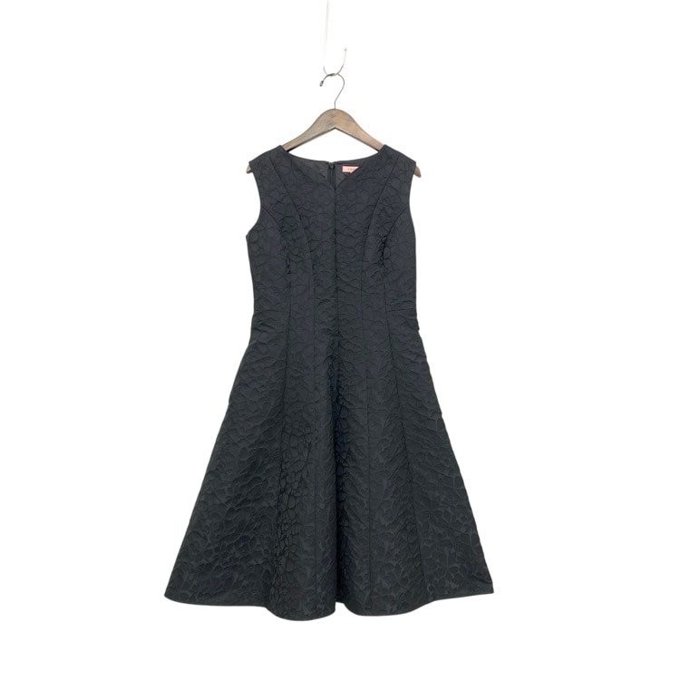 TOCCA トッカ FLOWER MEADOW ドレス フラワージャガードワンピース ブラック 0 OPTOSA0140