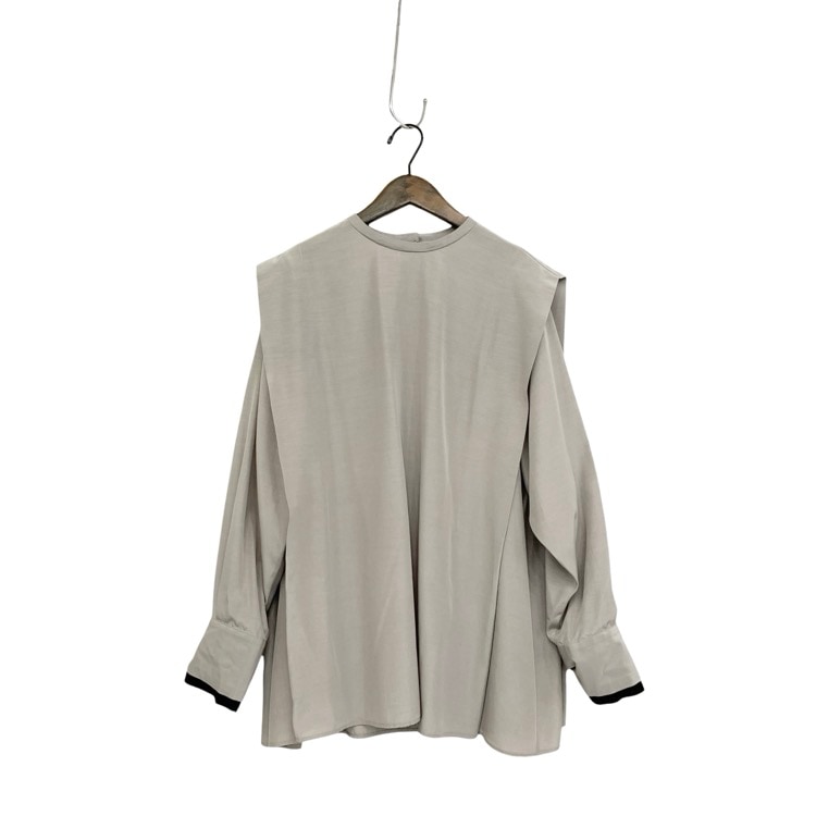 未使用品 LOHEN ローヘン SHOULDER TACK BLOUSE ショルダータックブラウス カーキ F LH24A-BL046