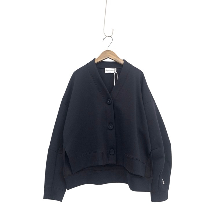 未使用品 nagonstans ナゴンスタンス v-neck cardigan Vネックカーディガン スペース M 470HA480-1290