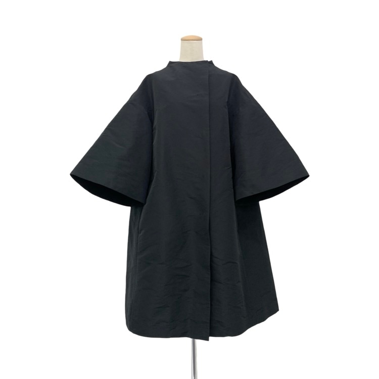 未使用品 LOHEN×ETIQUE ローヘン TOPPER COAT エティークコラボ トッパータフタコート ブラック F LH24A-CO071
