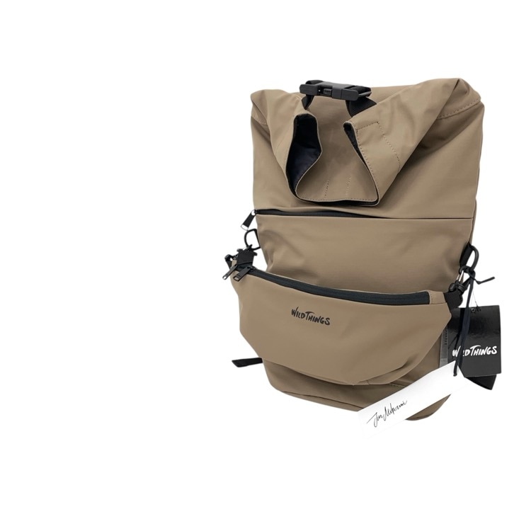 未使用品 JUN MIKAMI×WILD THINGS ジュンミカミ 3LAYER BACKPACK ワイルドシングコラボ バックパック カーキ×ブラック 16