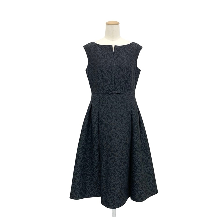 TOCCA トッカ IBBON LABYRINTH JACQUARD ドレス ワンピース ブラック 2 OPTOCA0850