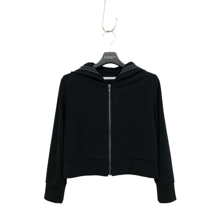 FOXEY NEWYORK フォクシー パーカ プロヴァンス ブラックブラック 38 43003-NSJOO