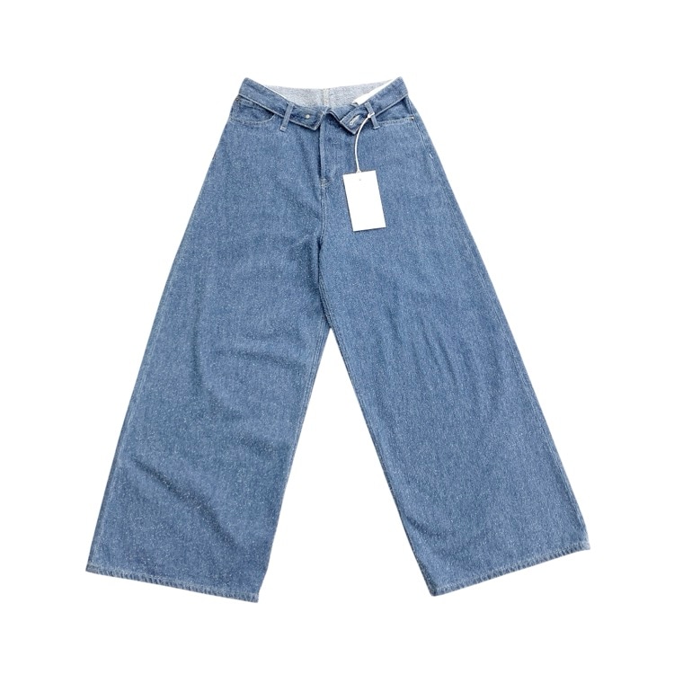 PHOTOCOPIEU フォトコピュー WIDE PANTS ワイドパンツ ブルー 38 261DFY