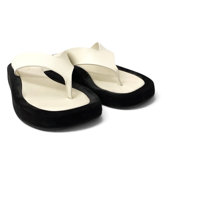 THE ROW ザロウ GINZA sandal サンダル ホワイト／ブラック 37 F1138L6525