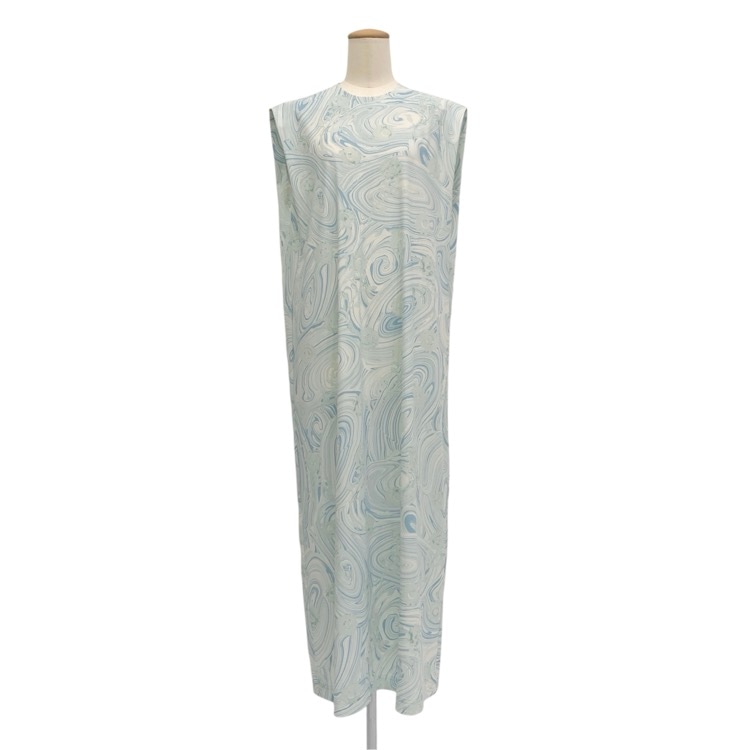 Mame Kurogouchi マメクロゴウチ Marble Print Jersey Dress マーブル