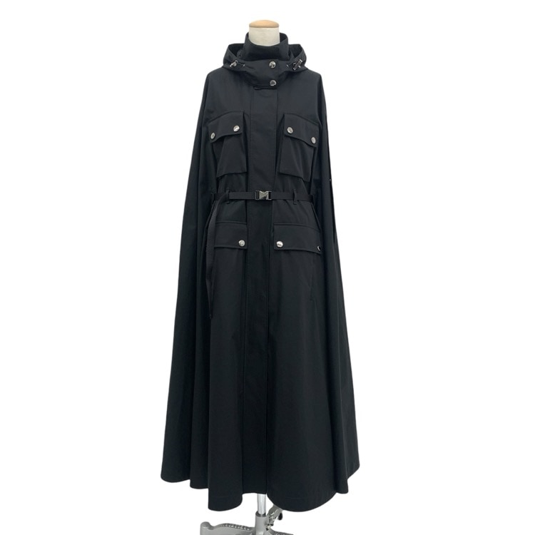 Dior ディオール ロングケープコート ポンチョ ブラック 34 427M52A3332