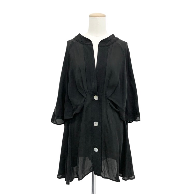 PHOTOCOPIEU フォトコピュー CAPE-SLEEVE BLOUSE MAGALIE ブラウス ブラック TU MOD241 MGR
