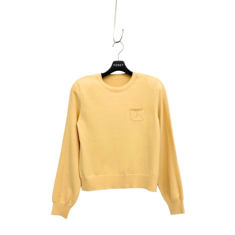 FOXEY NEWYORK フォクシー ニットトップ ソーホー カモミール 38 45474-NAKOY