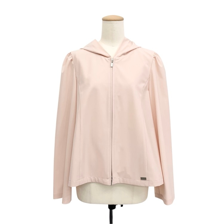 FOXEY NEWYORK フォクシー コート レイニーガーデン ウォータープルーフコート Aライン アッシュピンク 38 45775-NSJOG