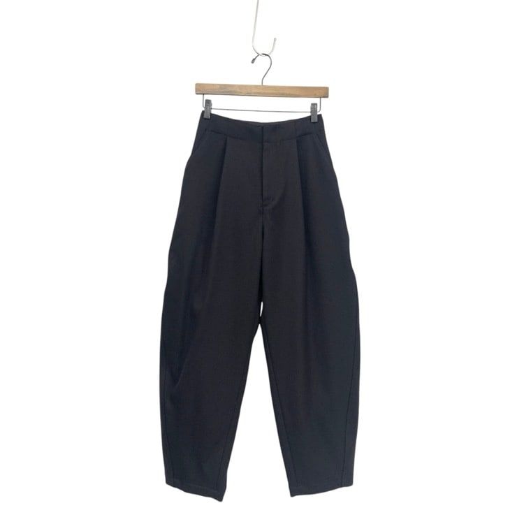 LOHEN ローヘン 裾ゴムタックパンツ ブラック ブランド古着のONLINE販売 7YORKU ONLINE