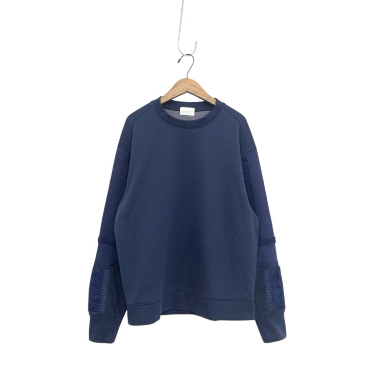 Mame Kurogouchi マメ クロゴウチ Embroidered Sleeve Jersey Pullover エンブロイダリー スリーブ ジャージープルオーバー MM15AW-JS012