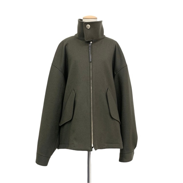 THE RERACS ザ・リラクス HIGH NECK HARRINGTON JACKET ハイネックハリントンジャケット オリーブ 46 22FW-REJK-138-J