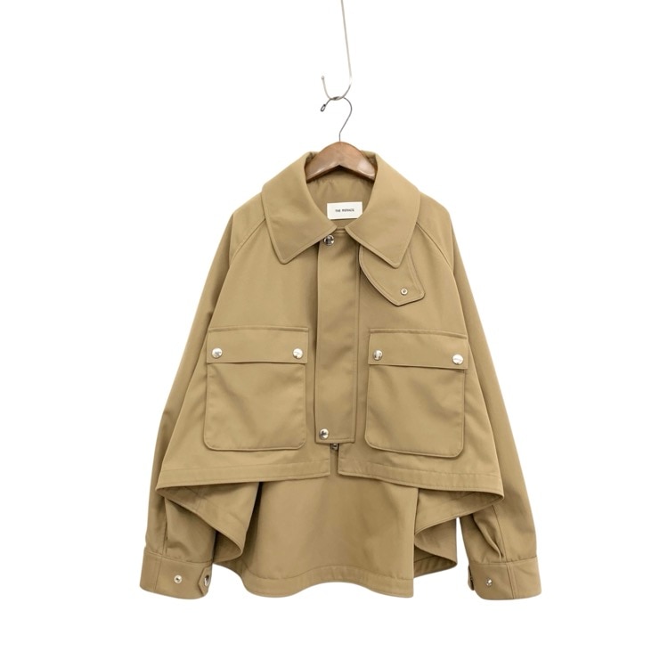 THE RERACS ザ・リラクス RERACS SHORT FISHING PONCHO ショートフィッシングポンチョ ベージュ 36 24SS-REJK-183L-J
