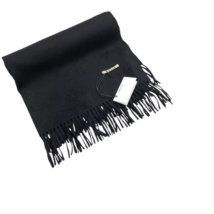 AURALEE オーラリー CASHMERE WIDE STOLE カシミヤ ストール ブラック