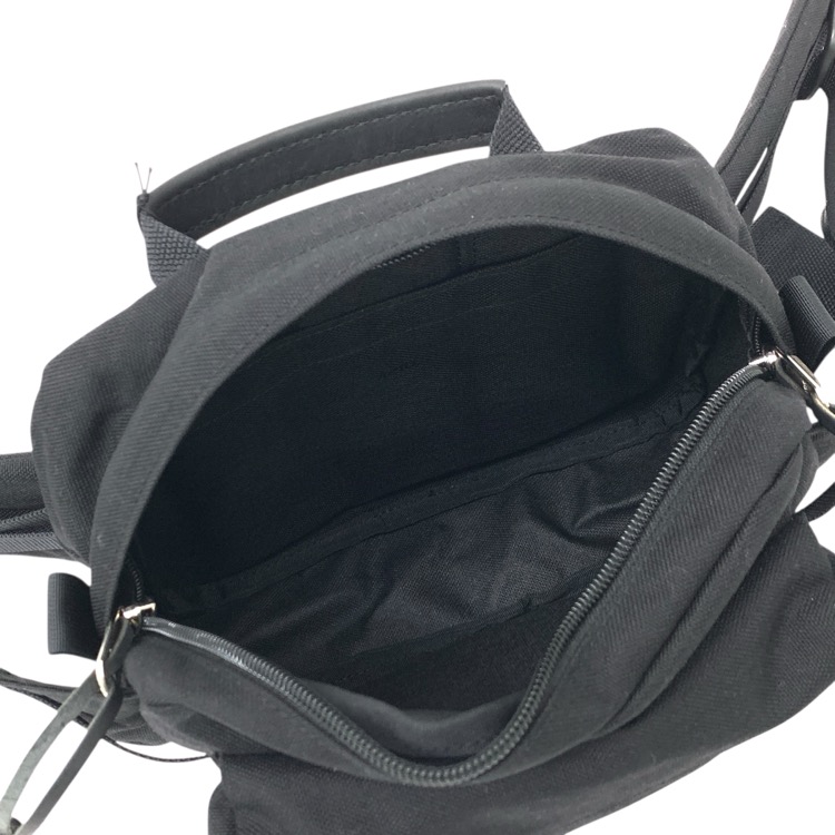 Aeta アエタ WAIST BAG S ナイロンウエストバッグ ブラック NY11
