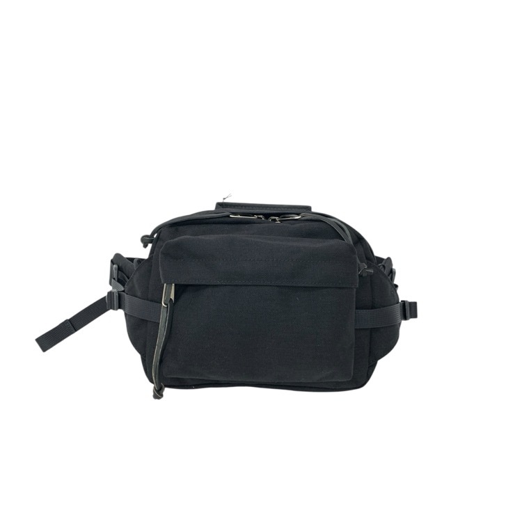 Aeta アエタ WAIST BAG S ナイロンウエストバッグ ブラック NY11