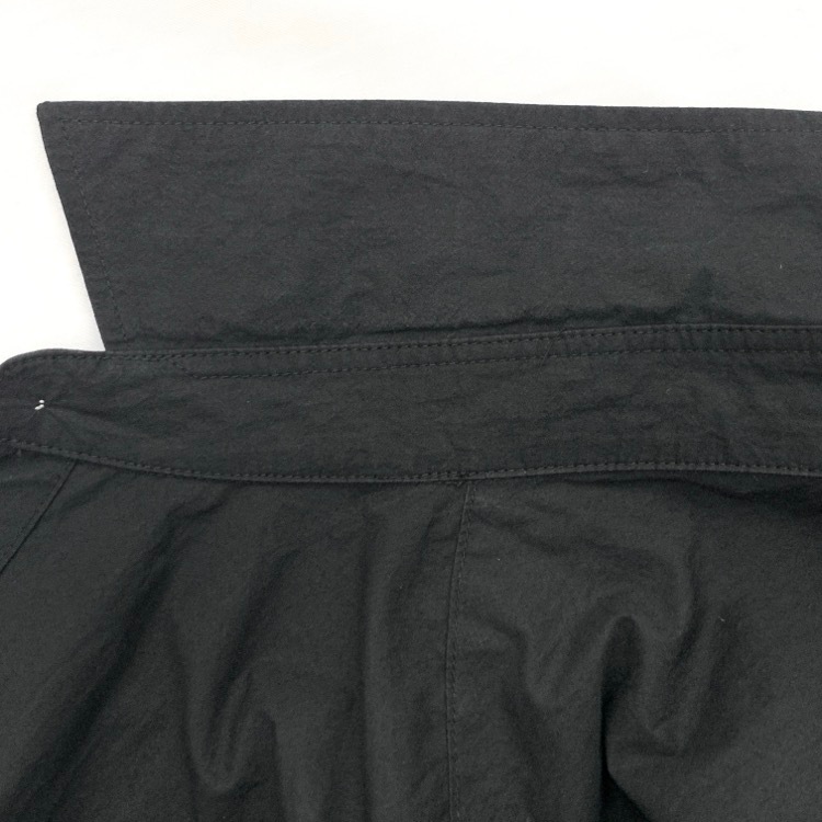 nagonstans ナゴンスタンス オーバーサイズシャツ ワンピース ブラック 36 470BA233-5880