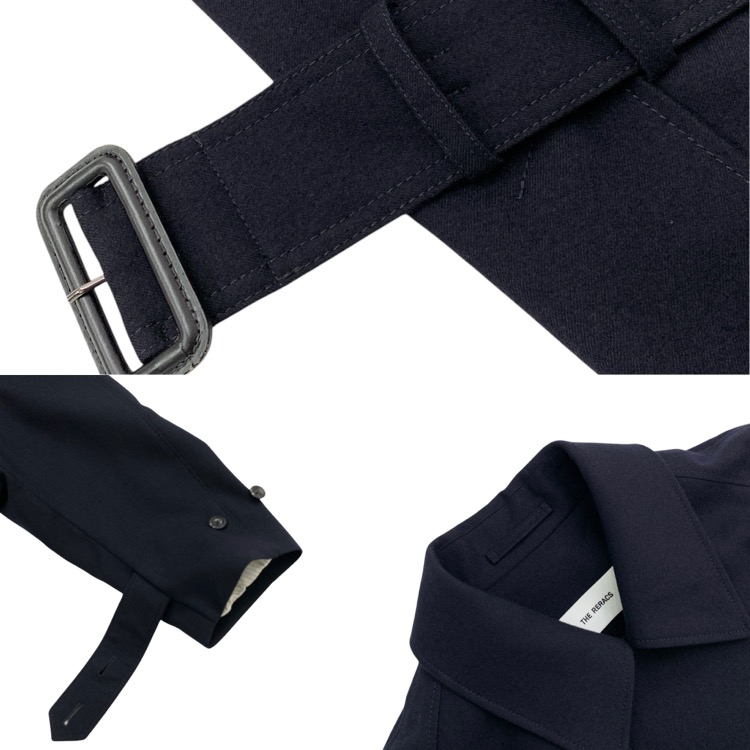 THE RERACS ザ リラクス THE TRENCH PONCHO トレンチポンチョ オーバーサイズコート F 21FW-RECT-294L