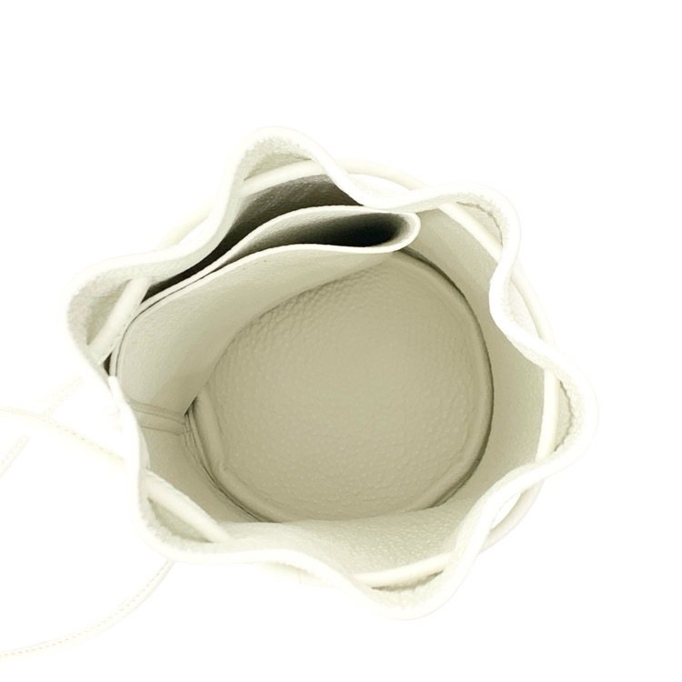 Aeta アエタ BONSAC ボンサック レザーポーチ ショルダーバッグ ホワイト PG58