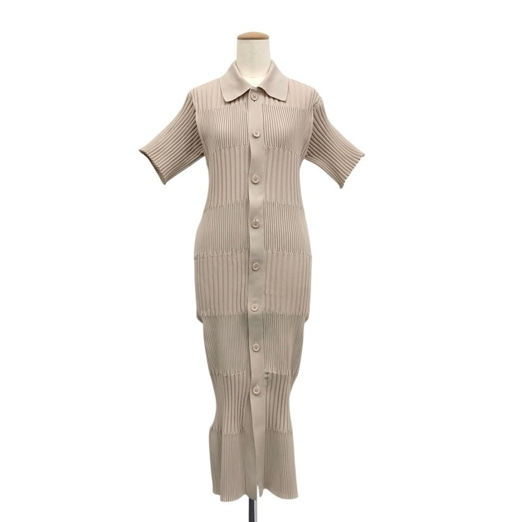 CFCL シーエフシーエル FLUTED SHORT SLEEVE SHIRT DRESS ショートスリーブ ワンピース CF006KH010