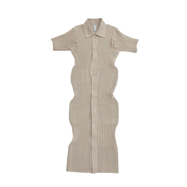CFCL シーエフシーエル FLUTED SHORT SLEEVE SHIRT DRESS ショートスリーブ ワンピース CF006KH010