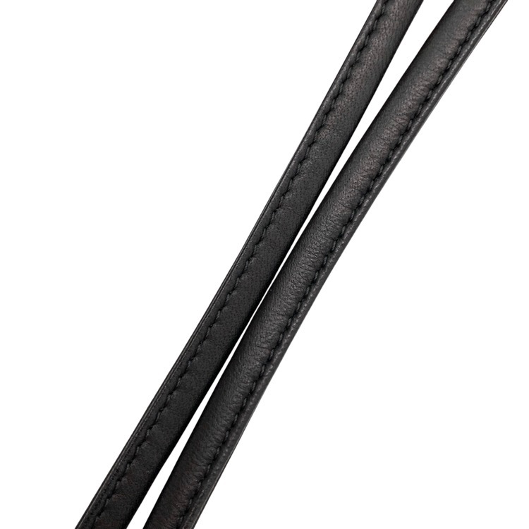 Aeta アエタ FLAT POUCH SHOULDER ディアレザー フラットポーチ ショルダー バッグ ブラック DA07