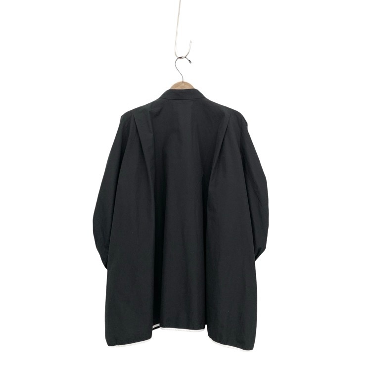 Mame Kurogouchi マメクロゴウチ Volume Sleeve Cotton Shirt ボリュームスリーブコットンシャツブラウス ブラック 1 MM20FW-SH509