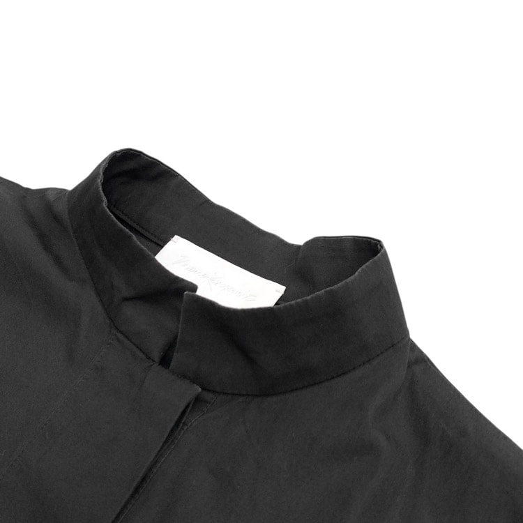 Mame Kurogouchi マメクロゴウチ Volume Sleeve Cotton Shirt ボリュームスリーブコットンシャツブラウス ブラック 1 MM20FW-SH509