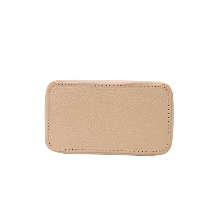 未使用品 Aeta アエタ BOX SHOULDER S カウレザー ボックスショルダー バッグ ヌード PG24