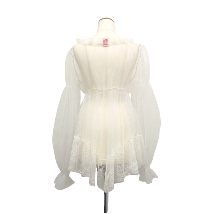 FETICO フェティコ BABY DOLL BLOUSE ベイビードール ブラウス ホワイト 1 FTC244-0109